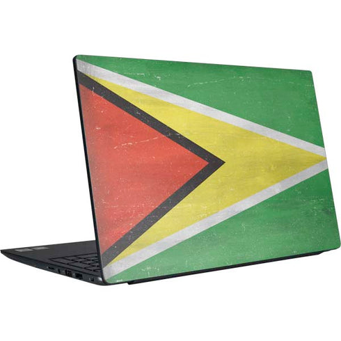 Guyana Flag Distressed Dell Vostro Skin